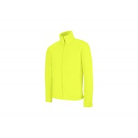 CASACO POLAR AB/ FECHO 2BOLSOS AMARELO FLUOR K911